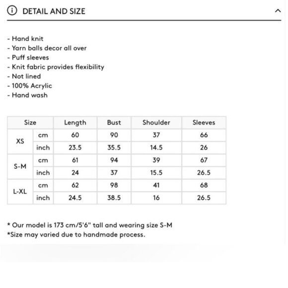 [M]Chicwish Blush Pink Pom Batwing LS Wool Blend Sweater Crew neck - Picture 13 of 13